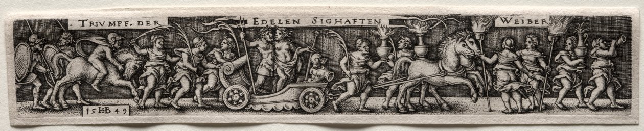 Triunfo das Mulheres de Hans Sebald Beham