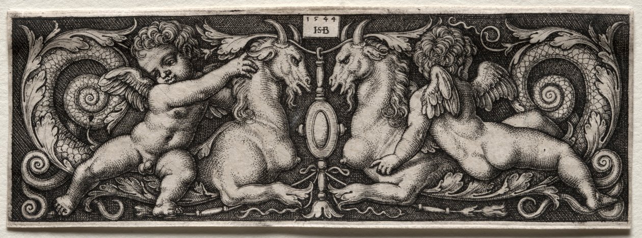 Dois Gênios, 1544. de Hans Sebald Beham