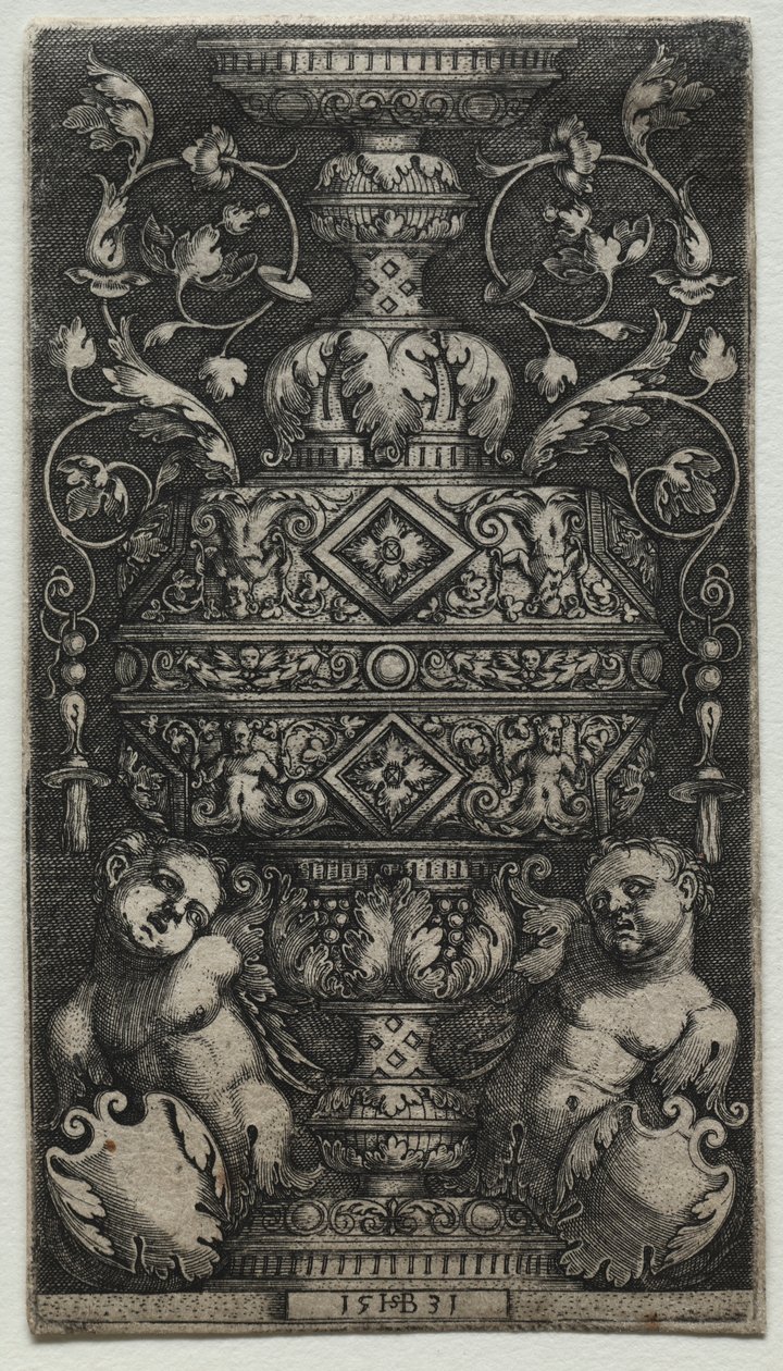 Vaso Decorado Com Crianças de Hans Sebald Beham