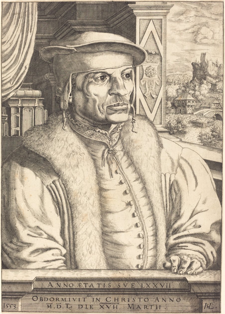 Leonardo de Eck, 1553. de Hans Sebald Lautensack