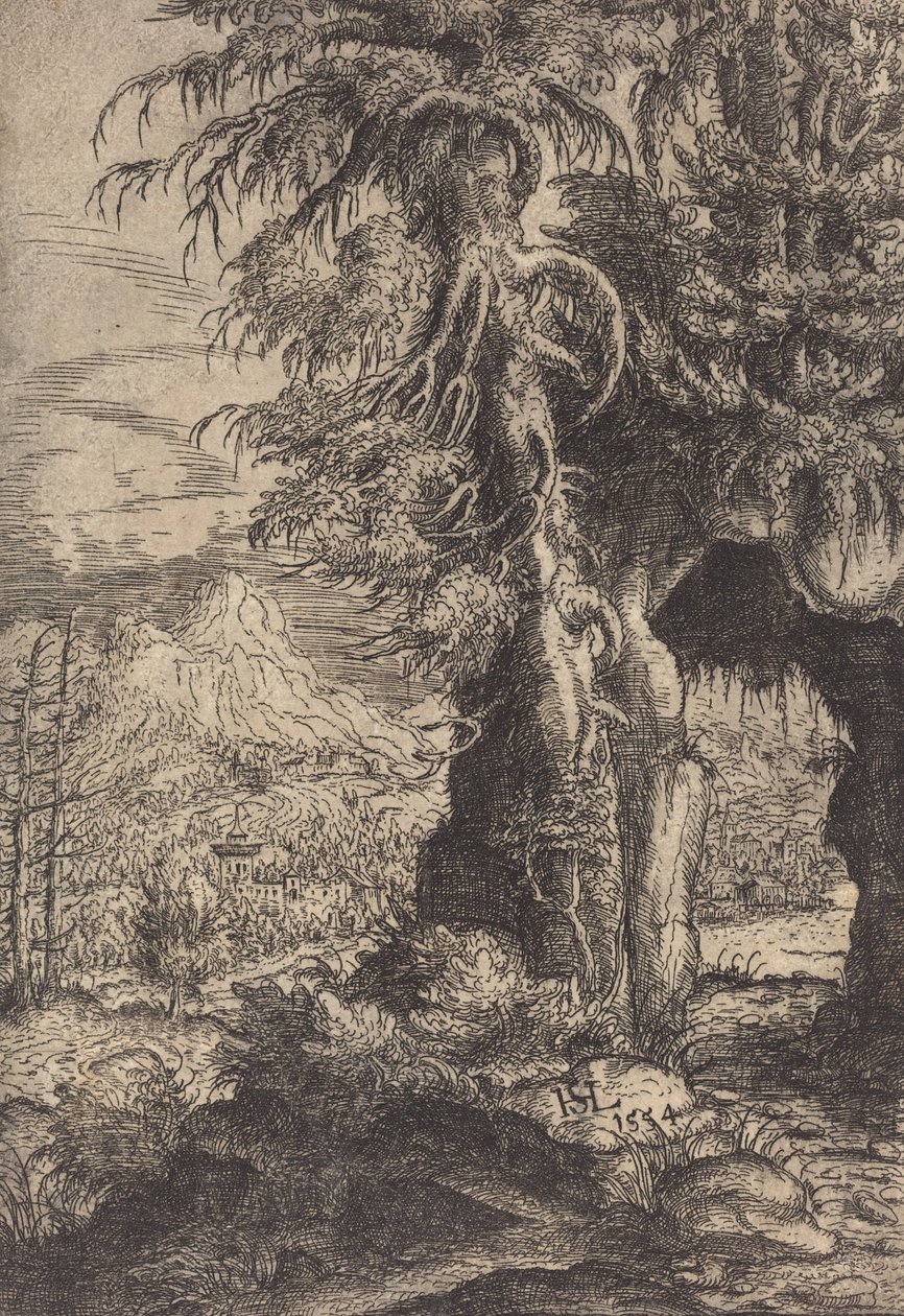 O Portão nas Rochas, 1554. de Hans Sebald Lautensack