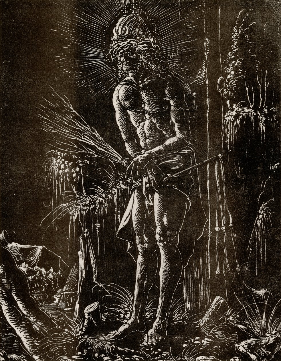 Cristo como homem das dores de Hans Springinklee