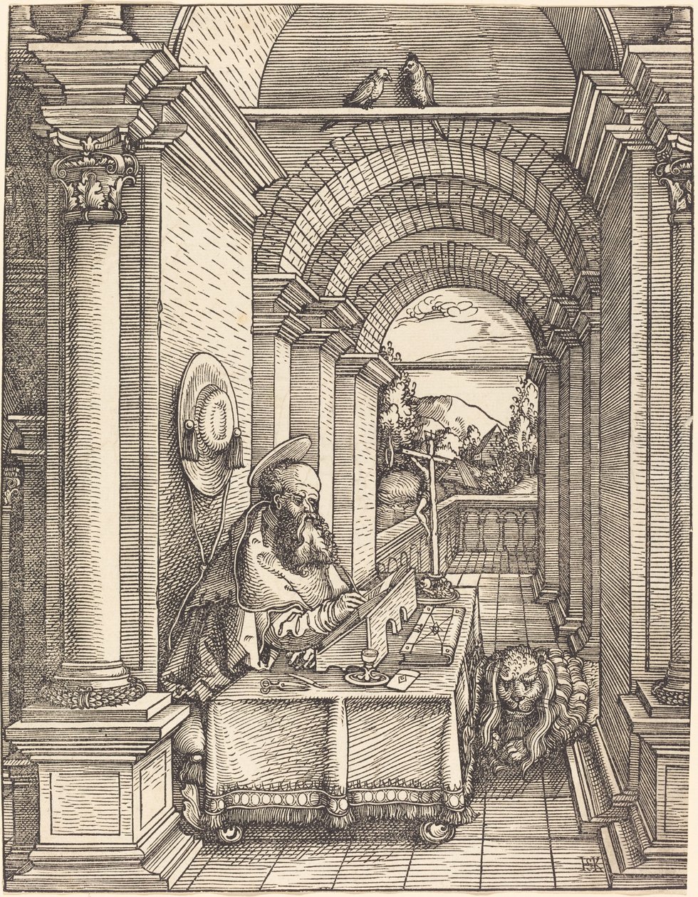 Escrito de São Jerônimo de Hans Springinklee