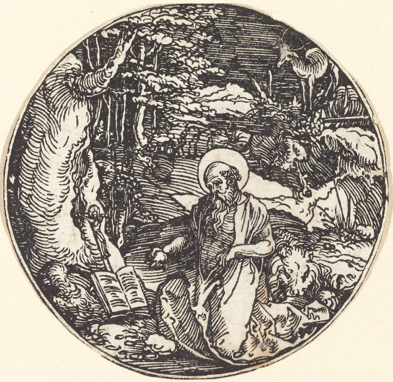 São Jerônimo em Penitência de Hans Springinklee