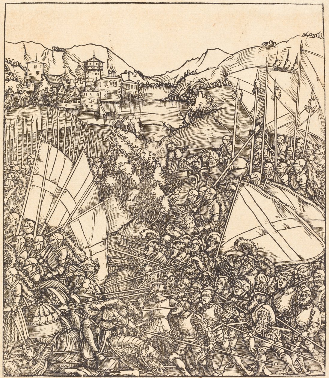 A guerra em Hainault de Hans Springinklee