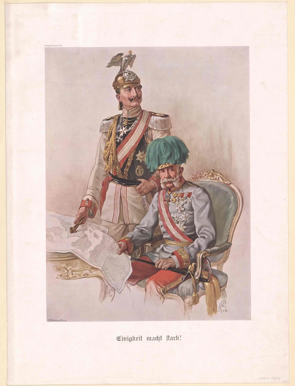 Imperador da Áustria Franz Joseph I de Hans Stalzer