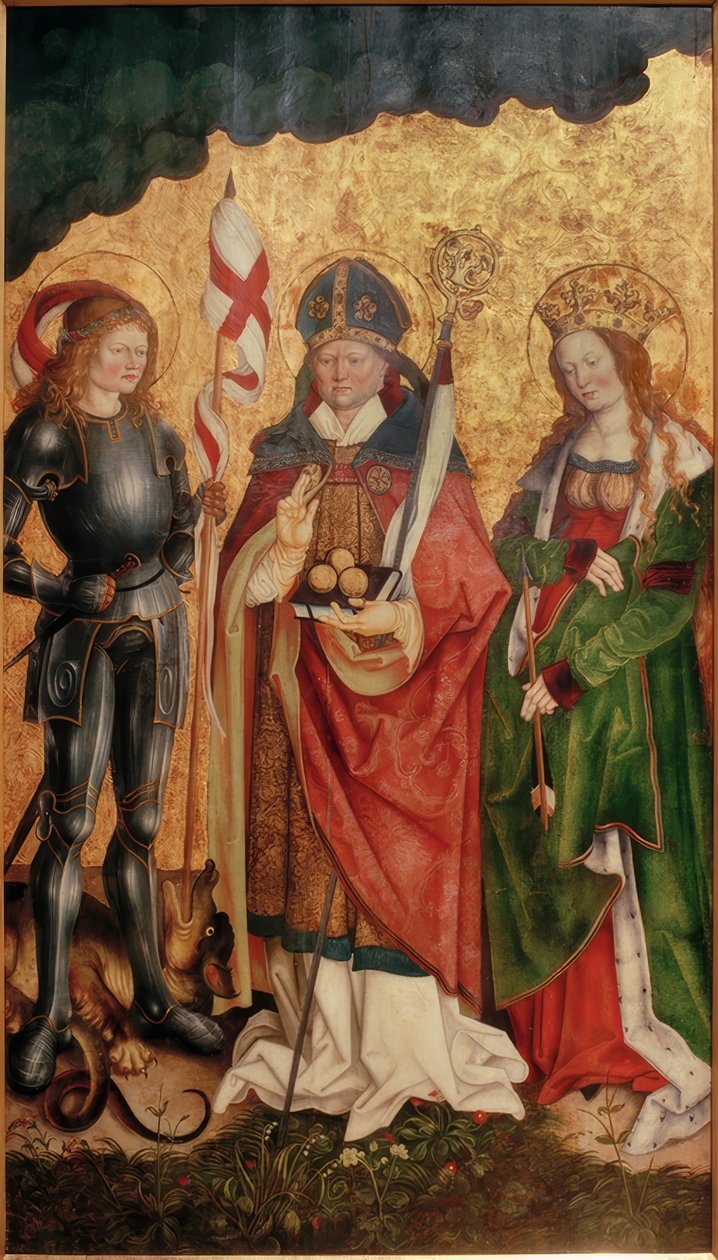 Hl. St. George, St. Nicholas, St. Ursula de Hans Strüb