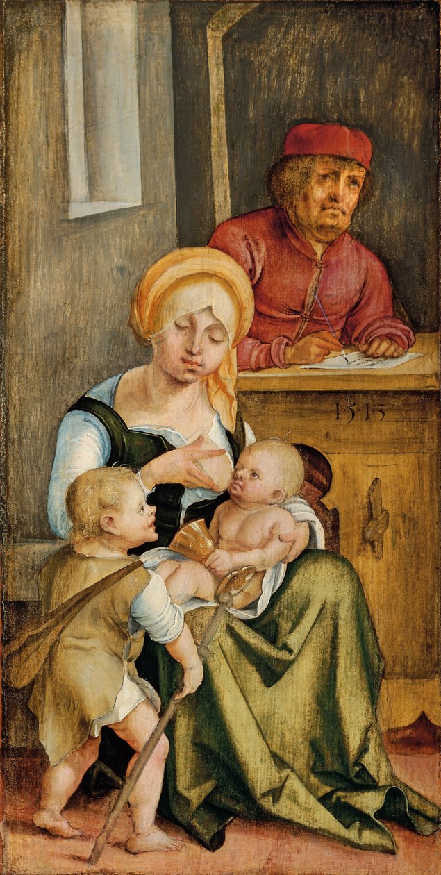 Mary Clopas e sua família, 1515 de Hans Suess Kulmbach