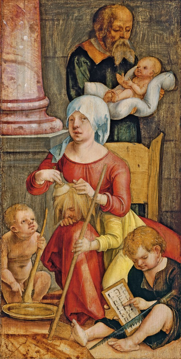Mary Salome e sua família, 1515 de Hans Suess Kulmbach