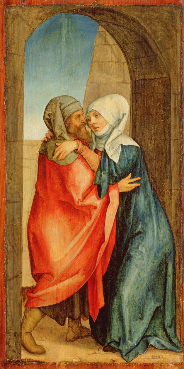 Encontro de Joachim e Anne de Hans Suess Kulmbach