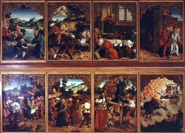 Políptico: A Vida de Cristo de Hans Suess Kulmbach