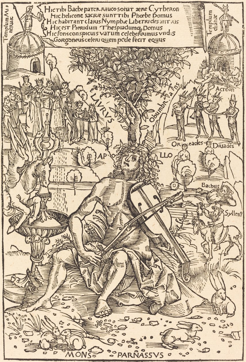 Apolo no Parnaso de Hans Süss von Kulmbach