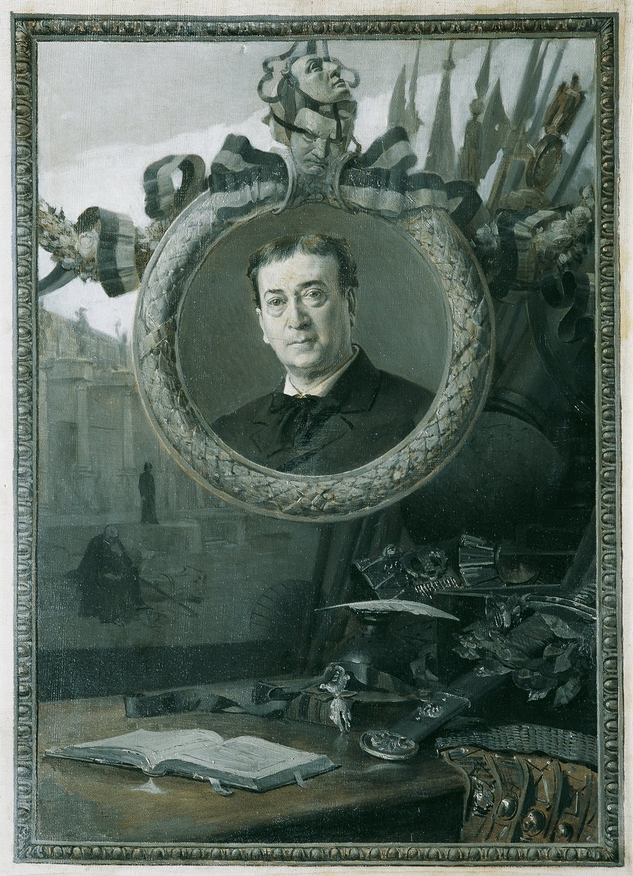 O actor Adolf von Sonnenthal de Hans Temple