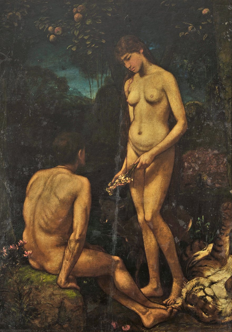 Adão e Eva de Hans Thoma