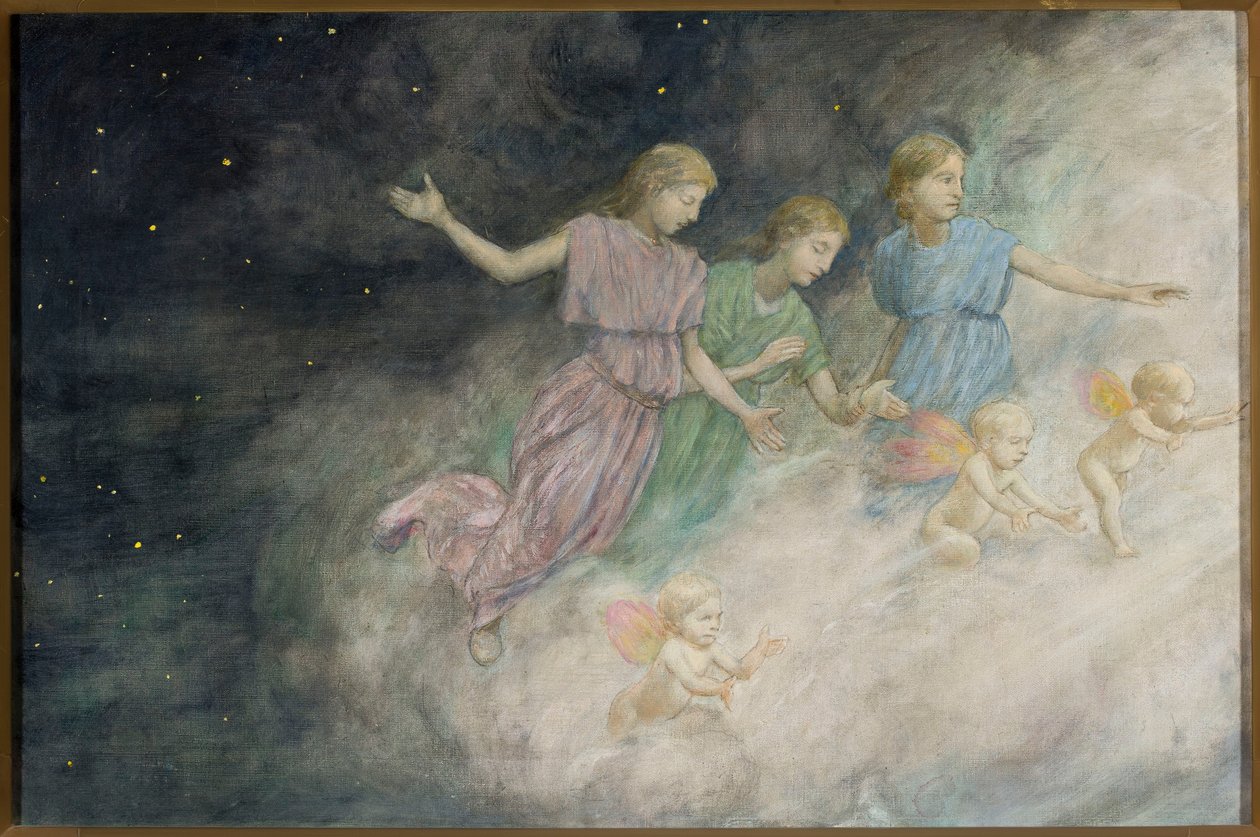Anjos - Anunciação de Hans Thoma