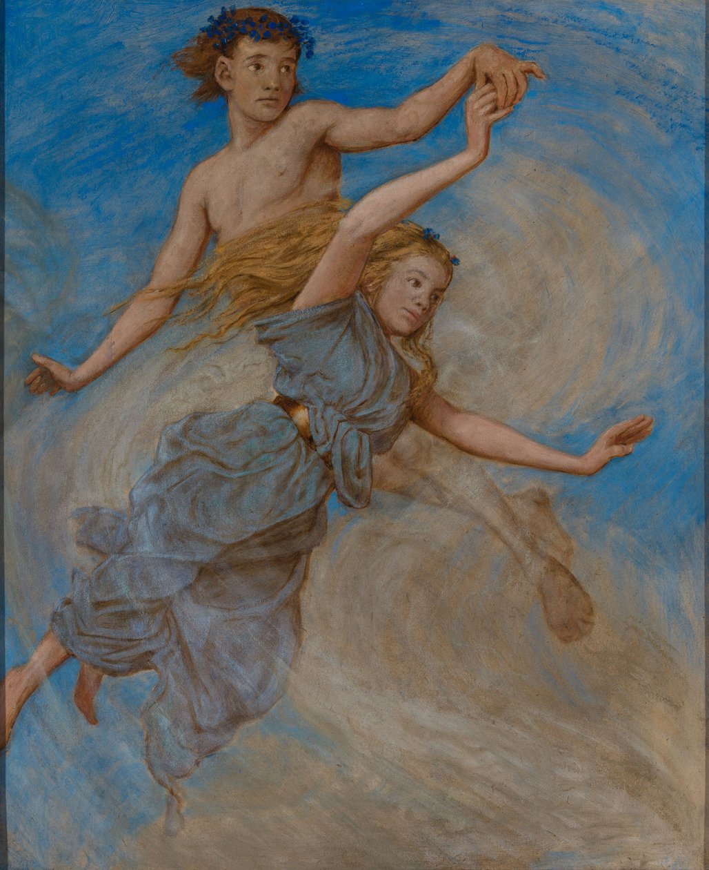Agosto (Dança da Colheita) de Hans Thoma