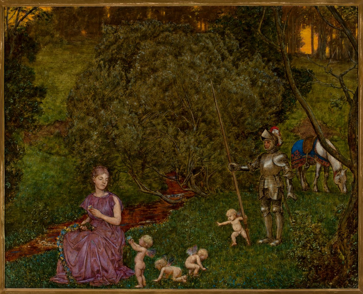 Conto de fadas - O Cavaleiro de Hans Thoma