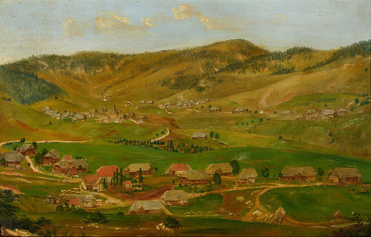 Bernau na Floresta Negra de Hans Thoma