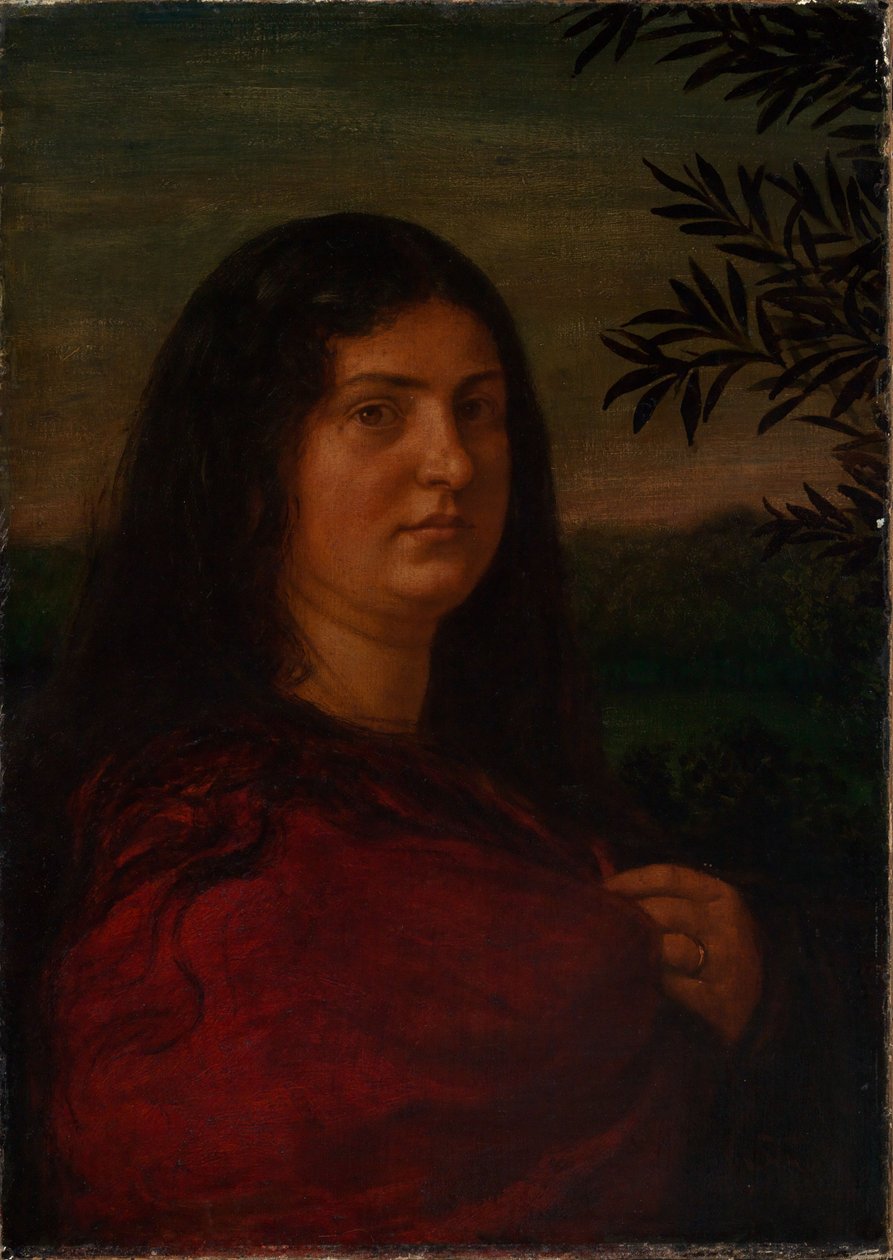 Retrato da Sra. Cella Thoma de Hans Thoma