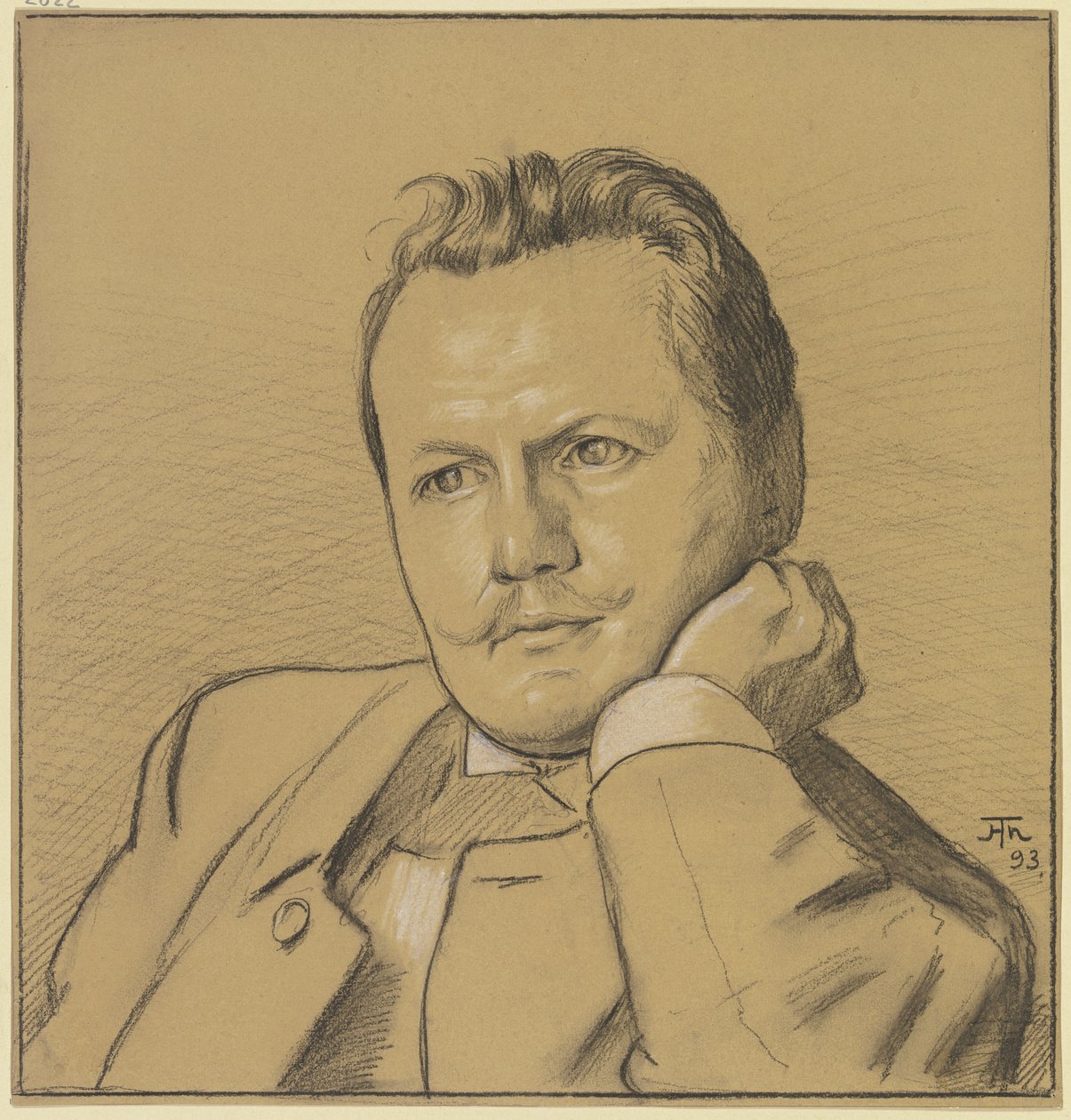 Retrato de Otto Julius Bierbaum de Hans Thoma