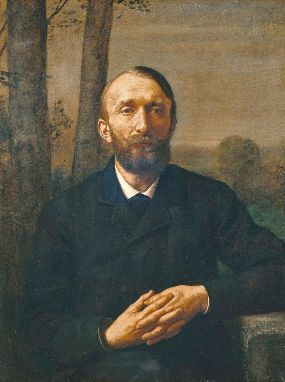 Retrato do teórico de arte Conrad Fiedler de Hans Thoma