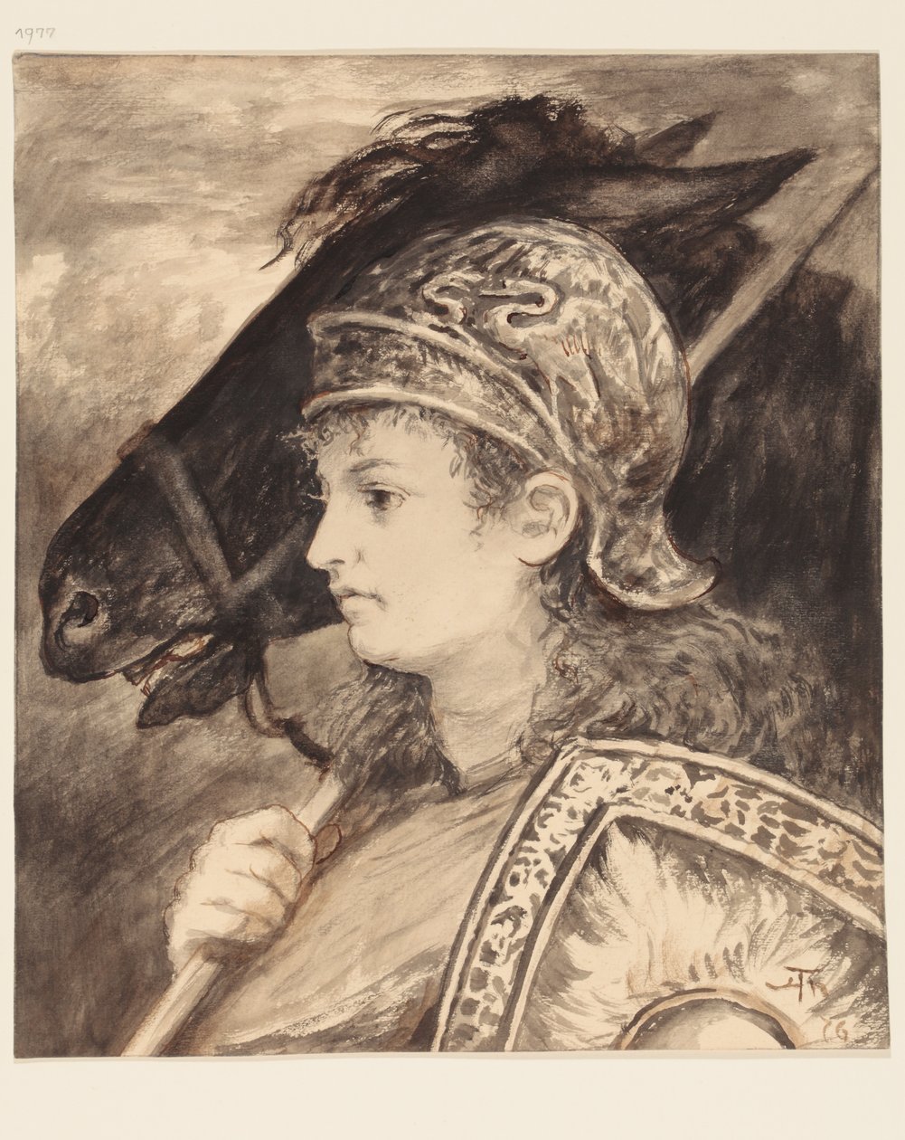 Brunhilda com Grane de Hans Thoma