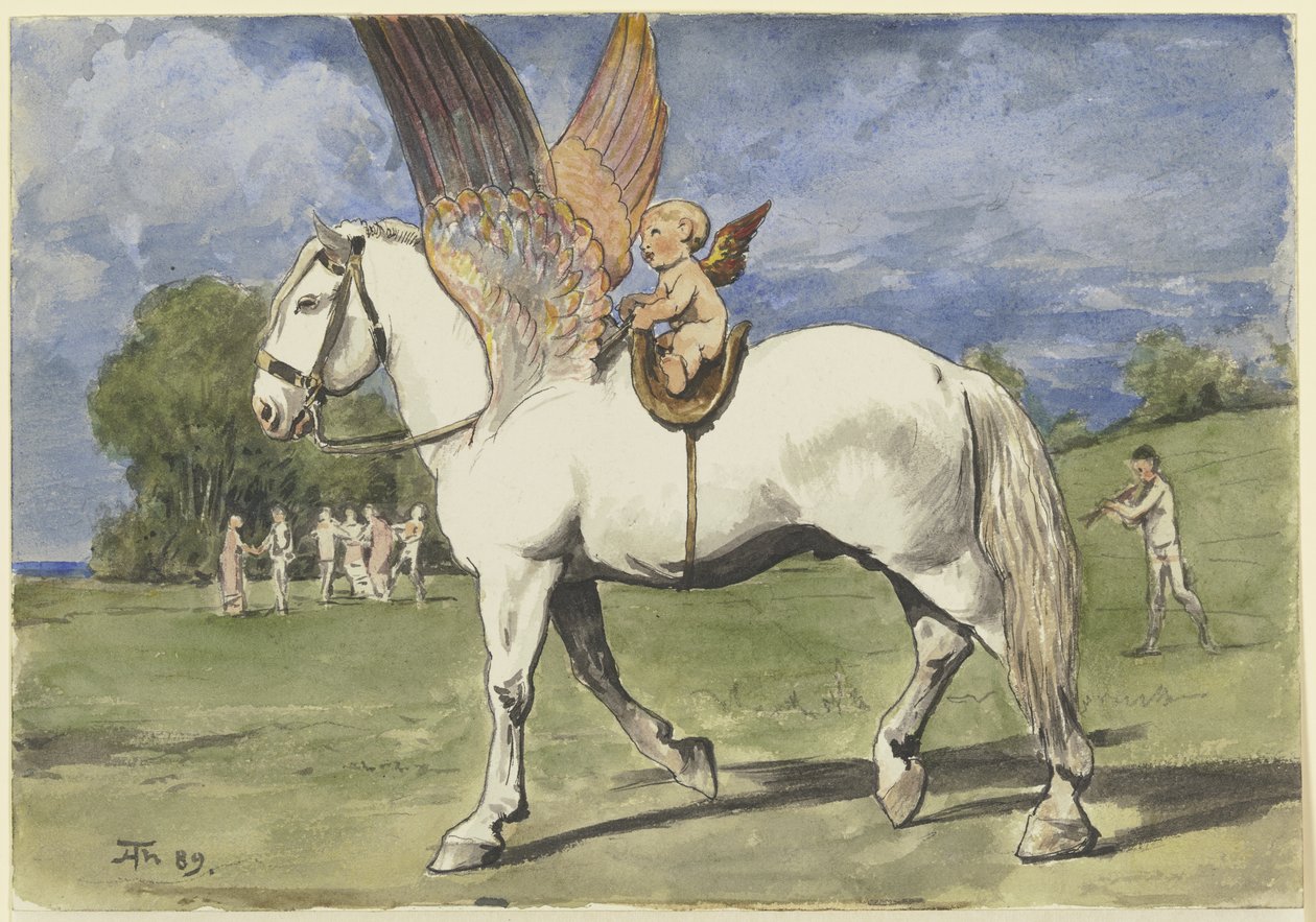 O Querubim é o Pégaso de Hans Thoma