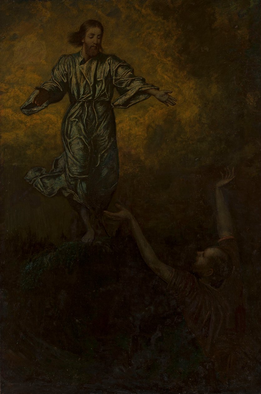 Cristo e São Pedro de Hans Thoma