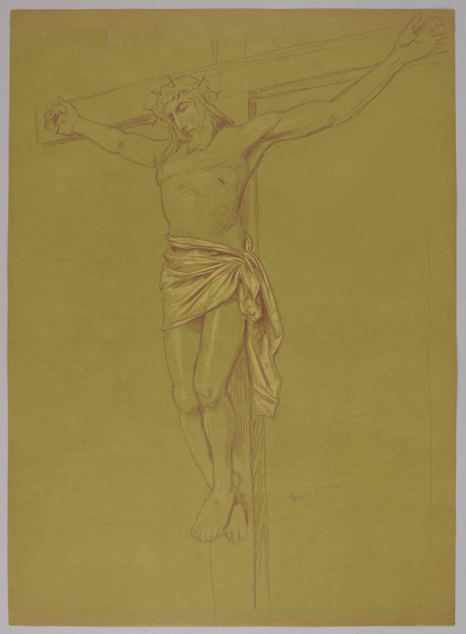 Cristo na cruz de Hans Thoma