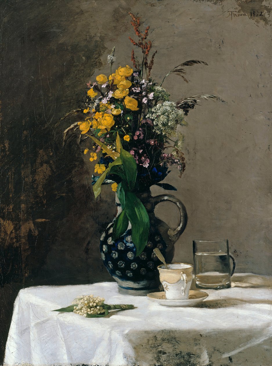 Ramo de flores do campo de Hans Thoma