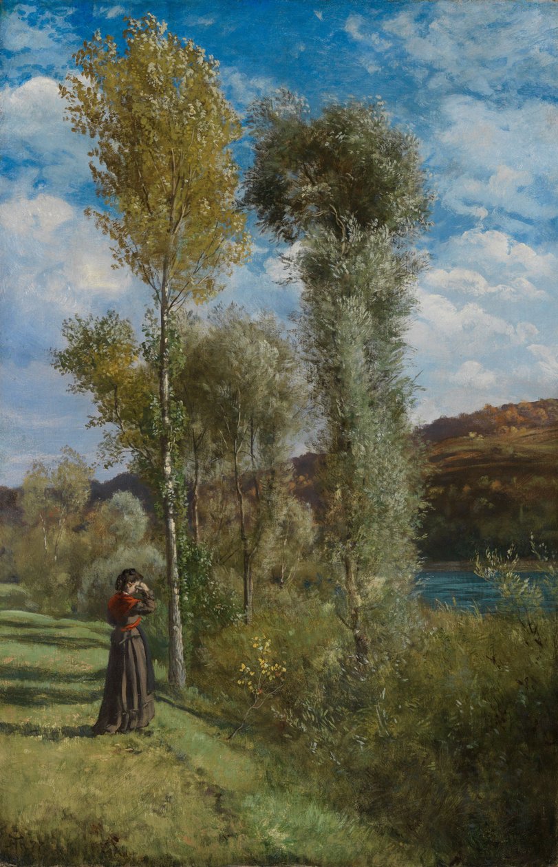 Dia de outono no Alto Reno de Hans Thoma