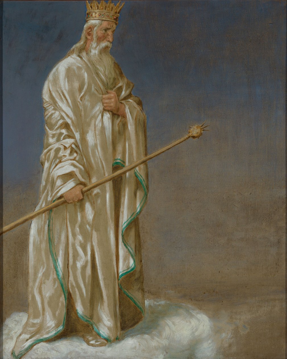 Janeiro (Rei do Gelo) de Hans Thoma