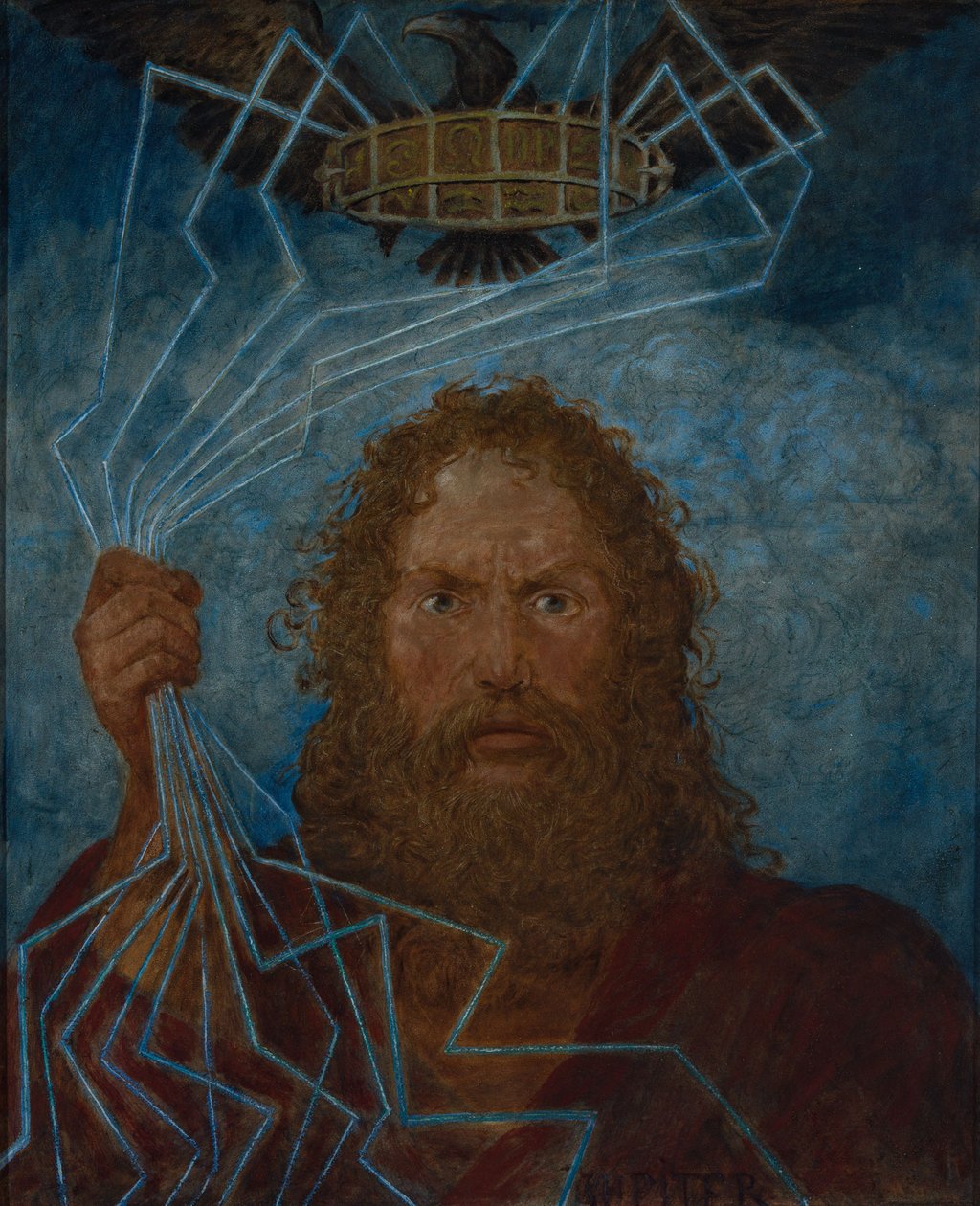 Júpiter (Thor) de Hans Thoma