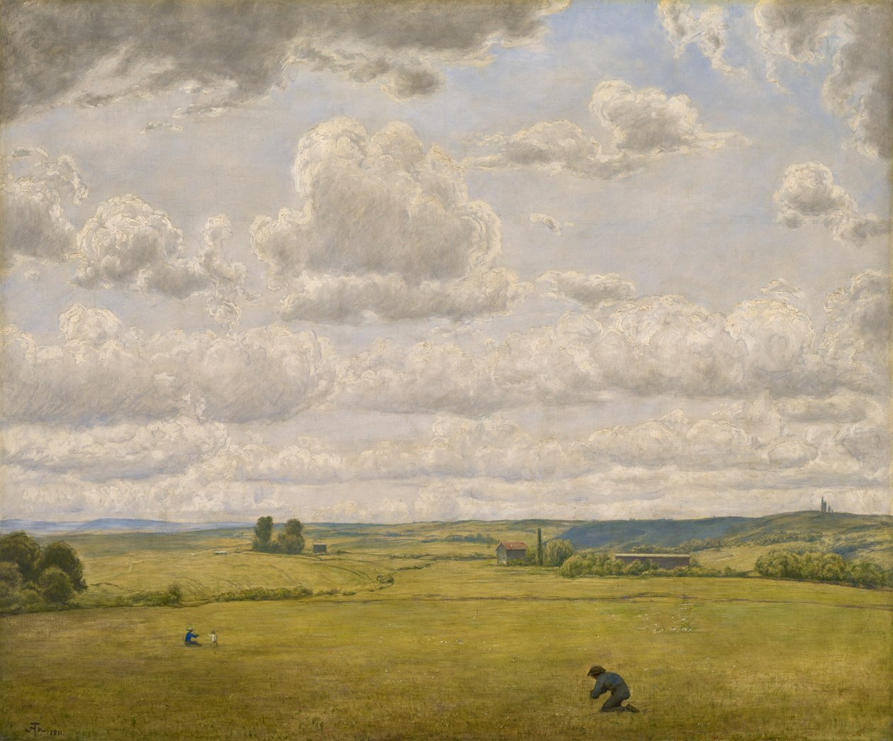 Paisagem na região de Baar de Hans Thoma