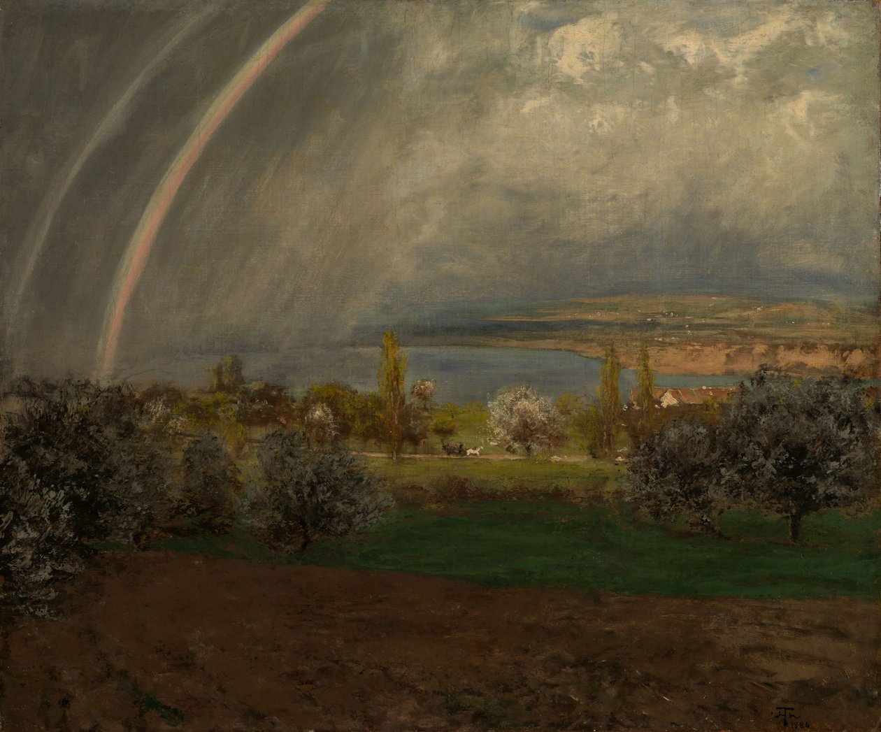 Paisagem nos arredores de Ermatingen de Hans Thoma