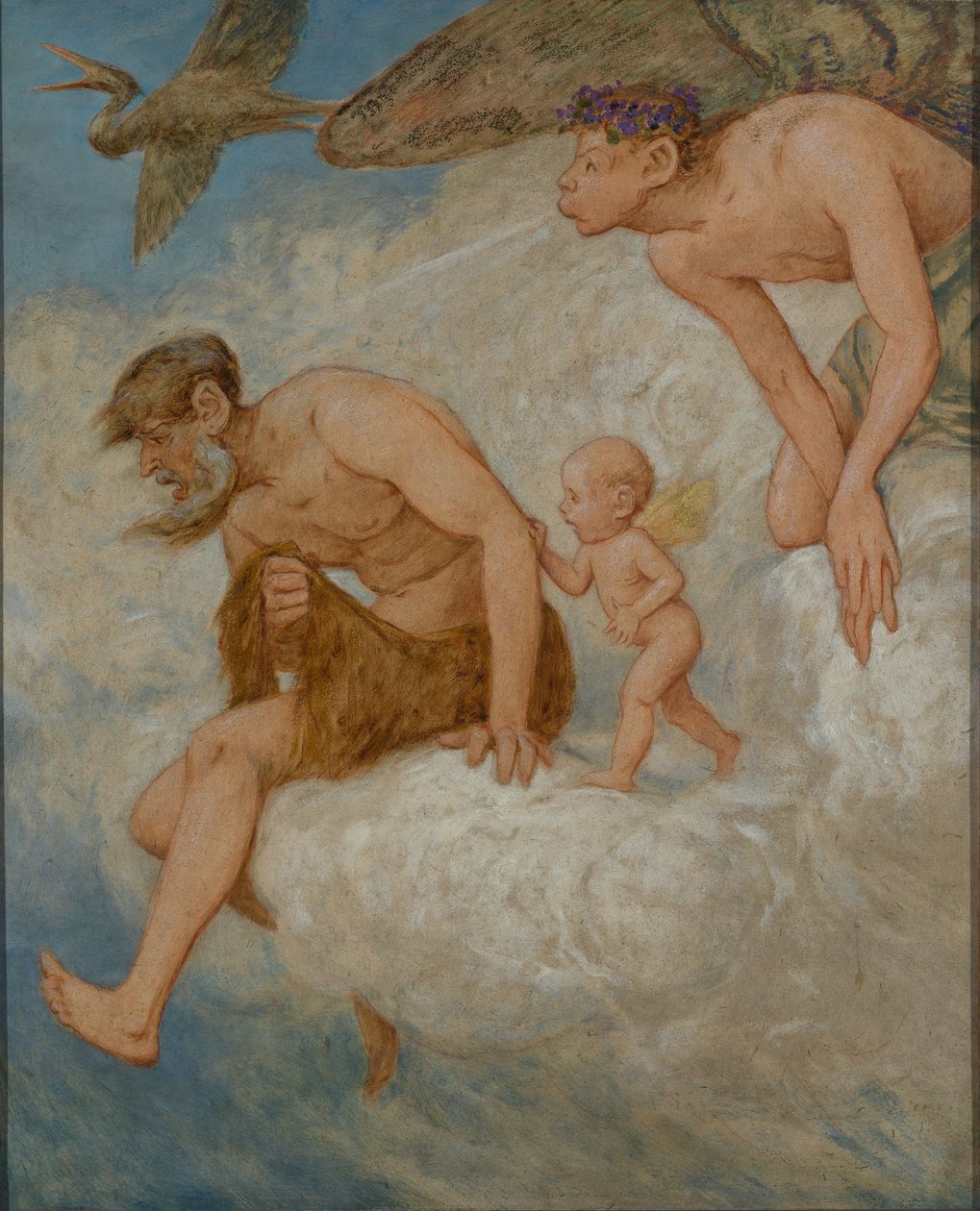 Março (os deuses do vento) de Hans Thoma