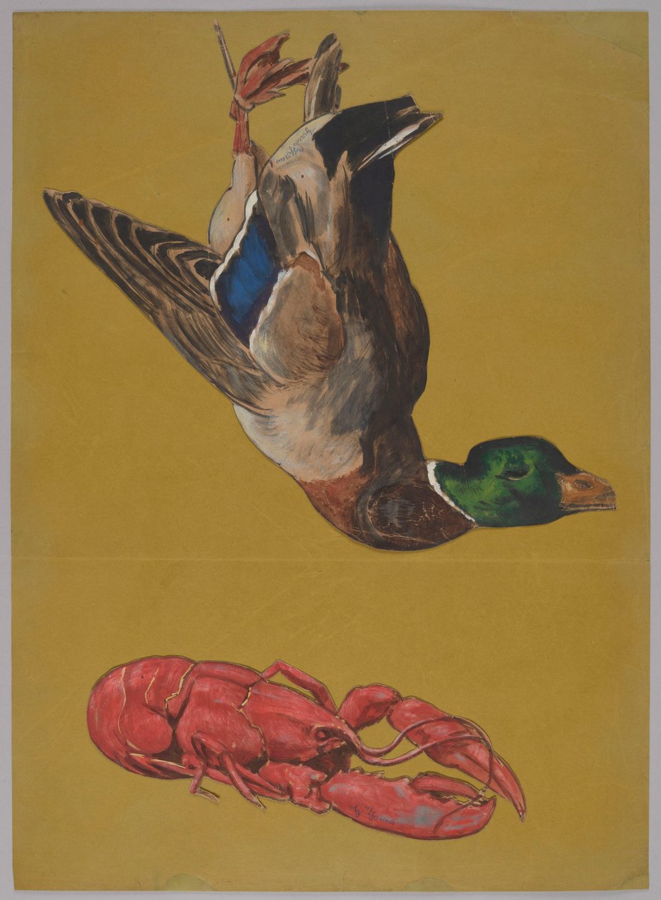 Pato morto de Hans Thoma