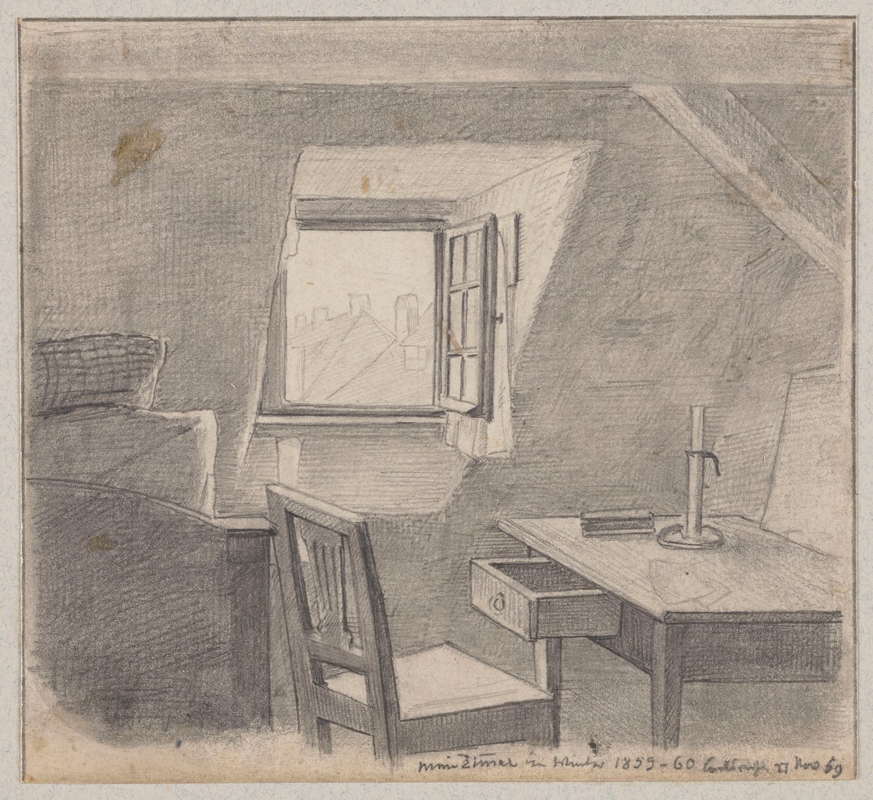 O ateliê do artista em Karlsruhe de Hans Thoma