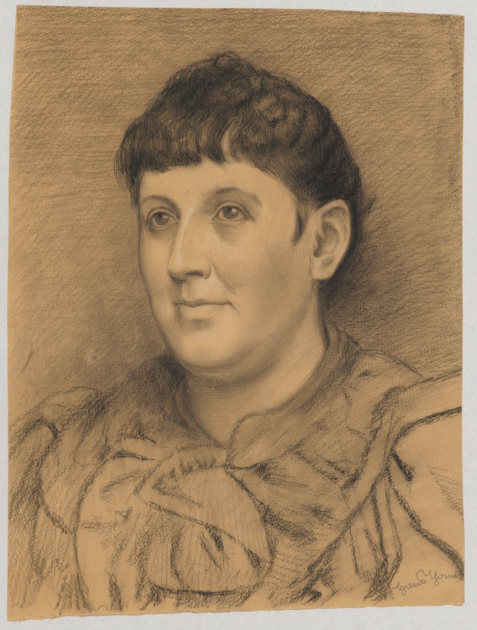 Busto de mulher de Hans Thoma