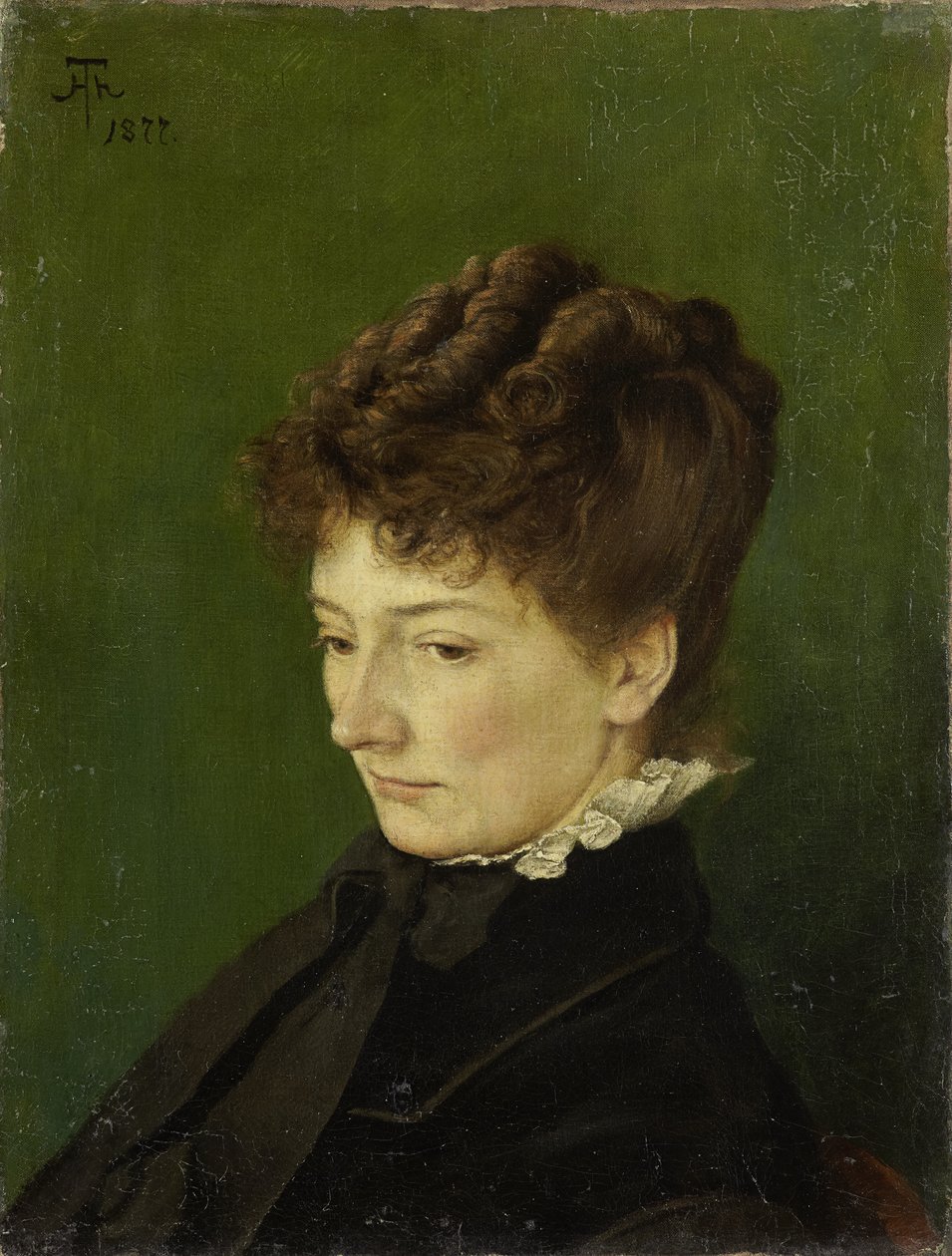 Retrato de Ida Müller, nascida Scholderer de Hans Thoma