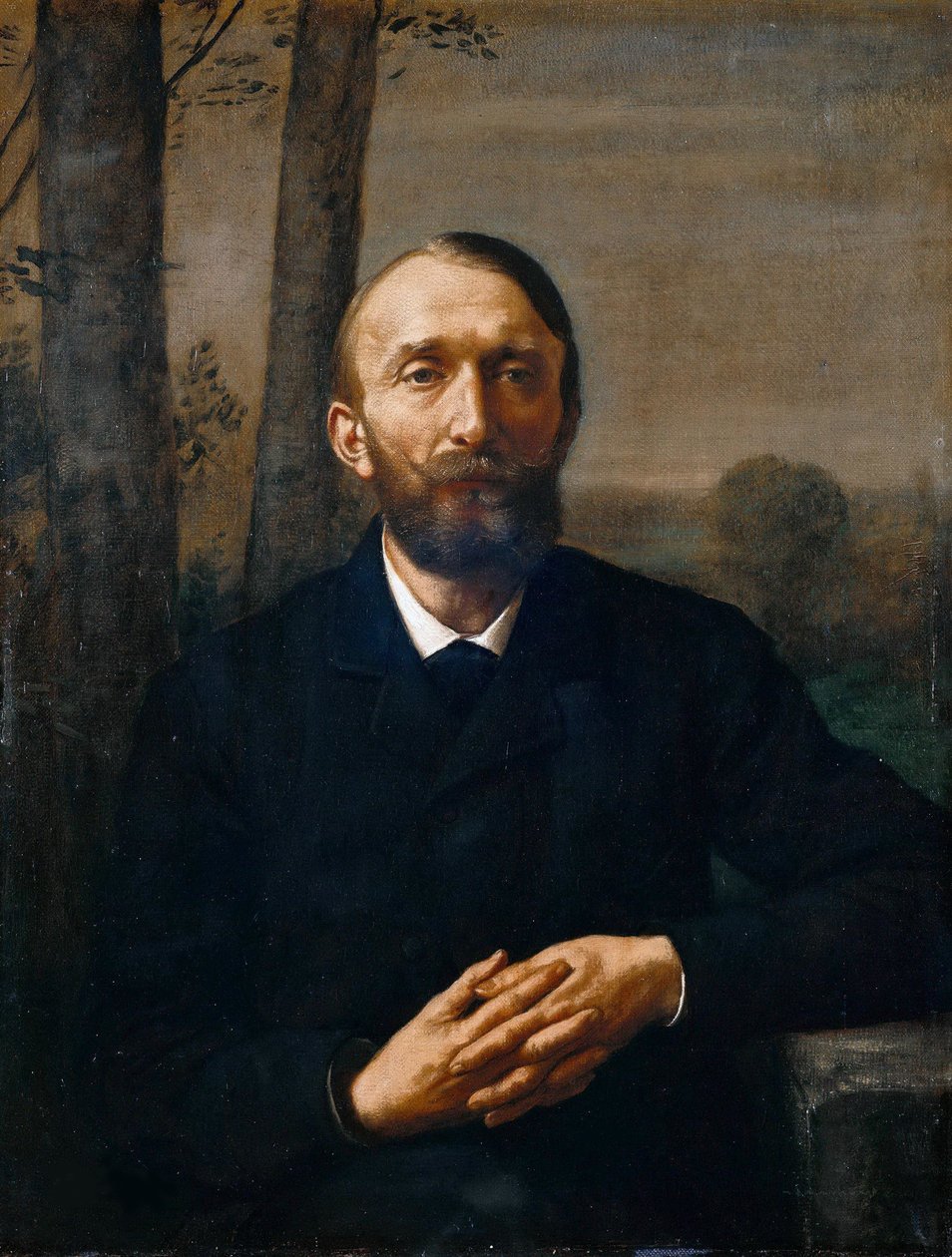 Retrato de Konrad Fiedler 1841-1895, 1884. de Hans Thoma