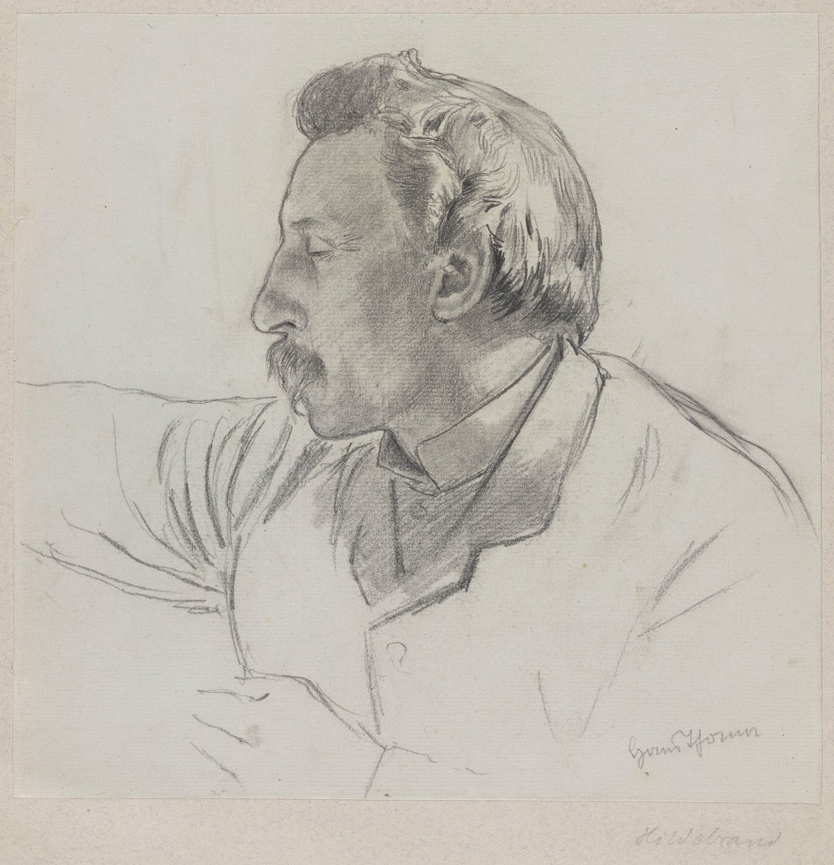 Retrato de Adolf Hildebrand (1841-1921) de Hans Thoma