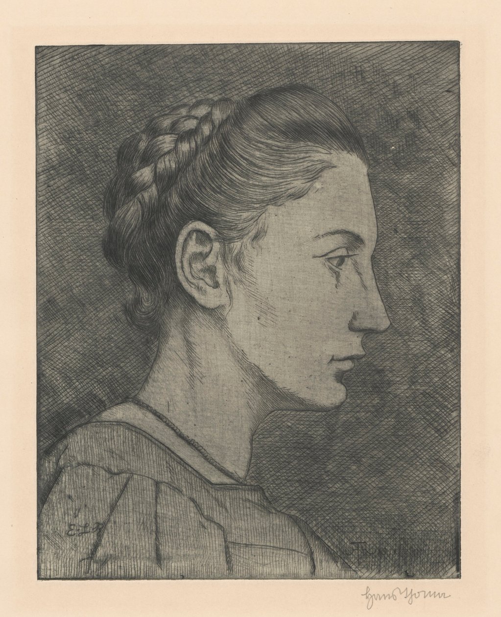 Retrato de Bettiny von Arnim de Hans Thoma
