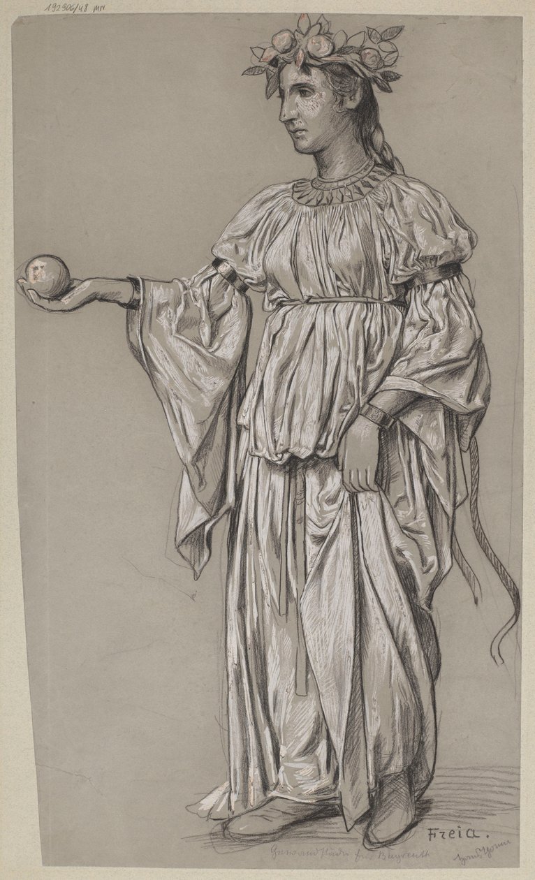 Projeto do traje de Frei de Hans Thoma