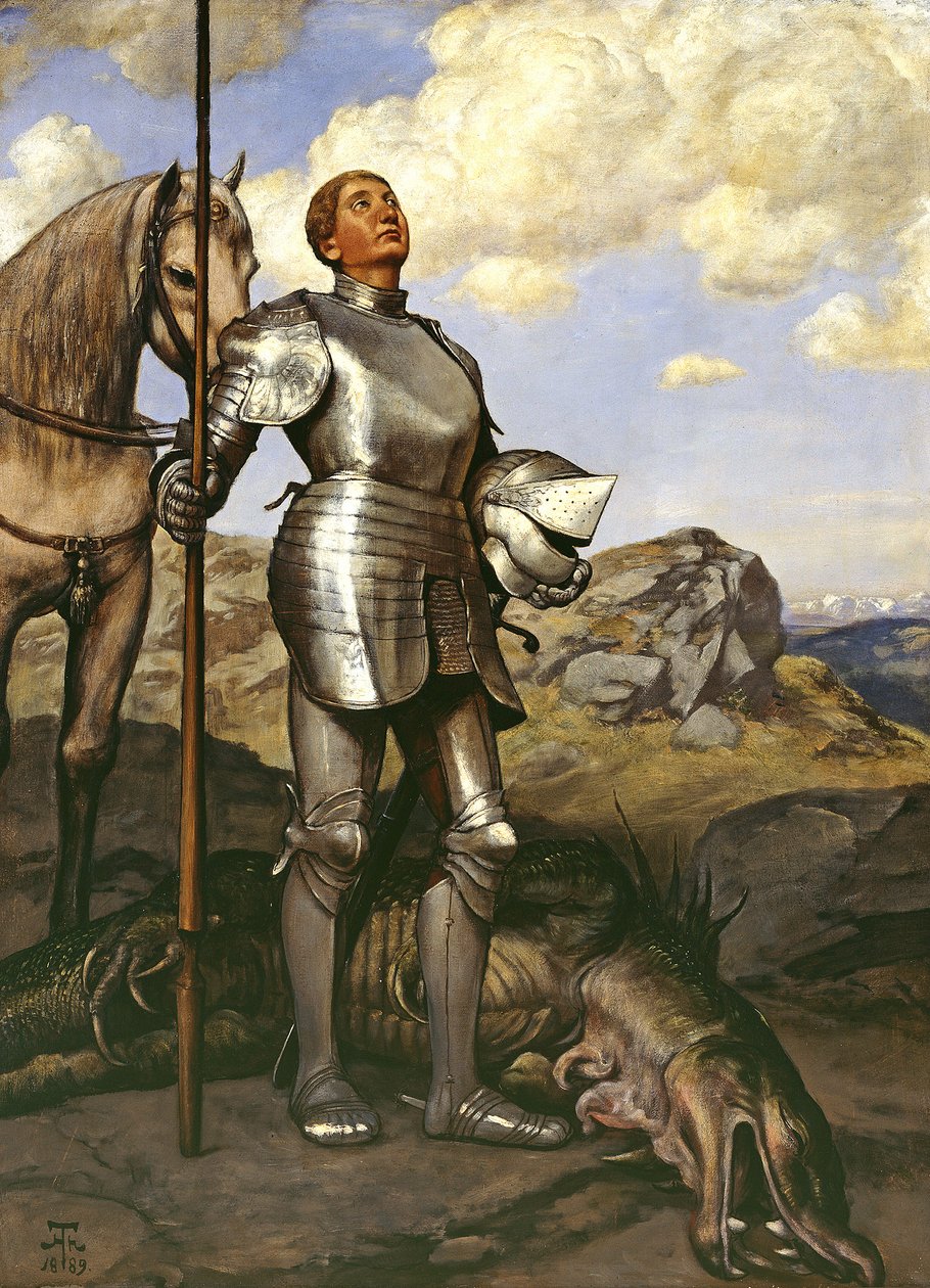 Cavaleiro São Jorge de Hans Thoma