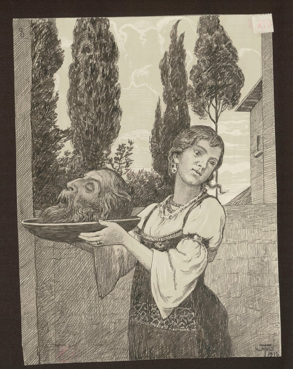 Salomé com a cabeça de São João Batista de Hans Thoma