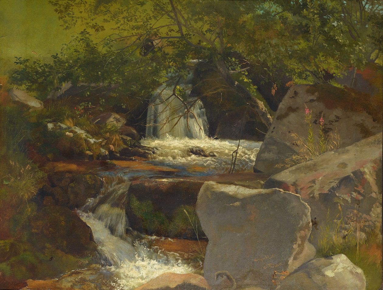 Ribeiro da Floresta Negra de Hans Thoma