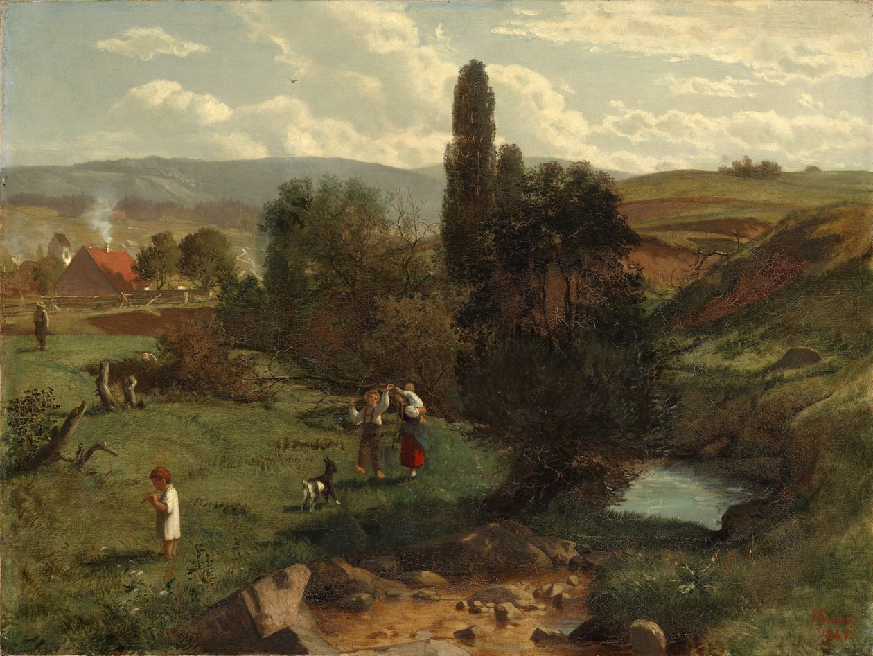 Paisagem da Floresta Negra de Hans Thoma