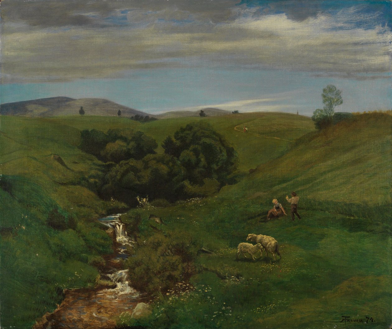 Prado da Floresta Negra de Hans Thoma