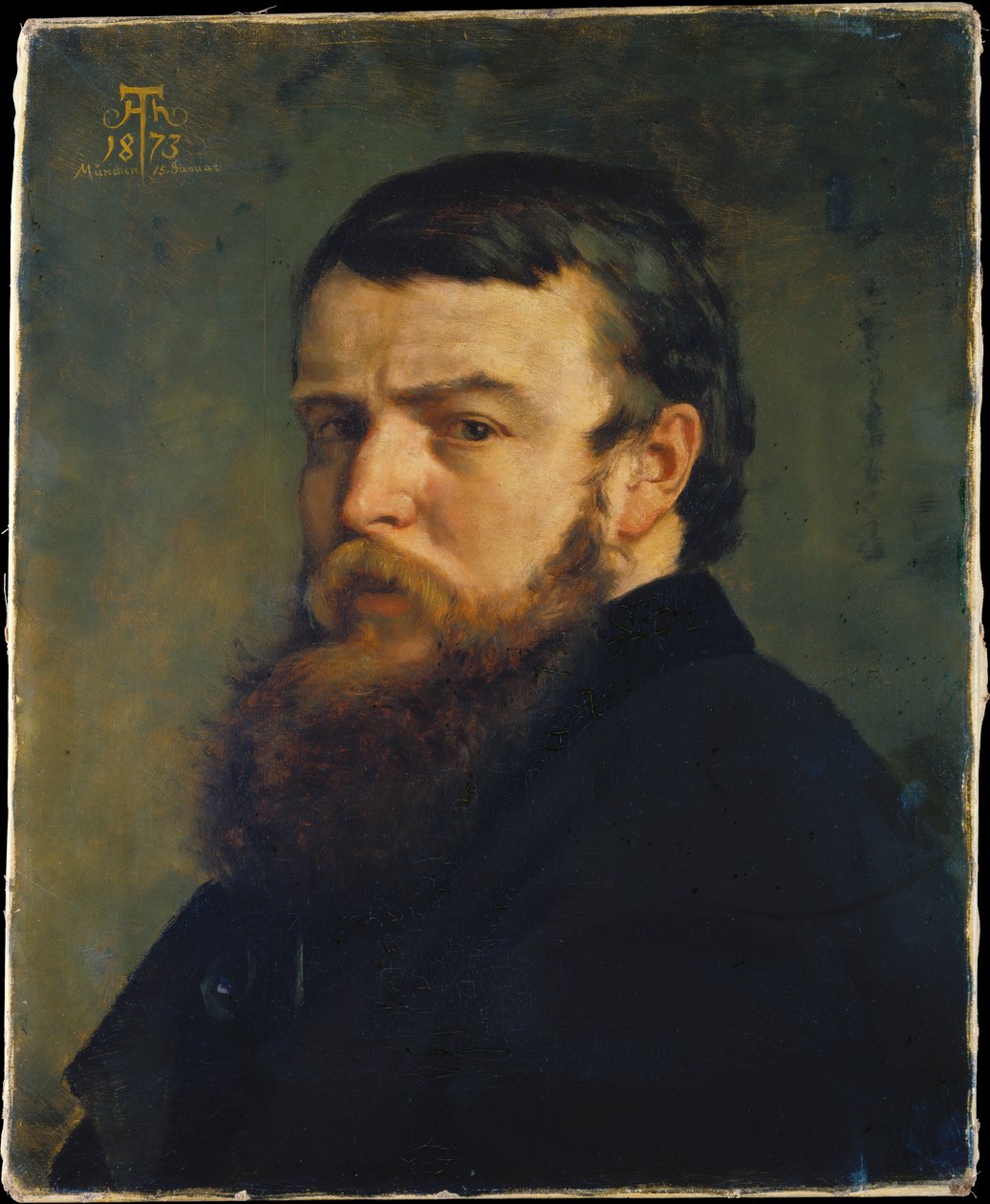 Auto-retrato de Munique de Hans Thoma